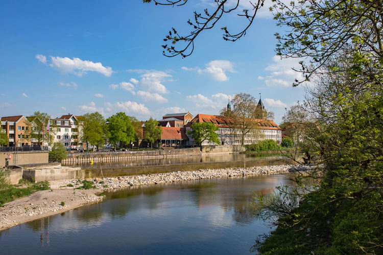 Foto des Kanals in Hameln