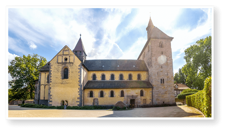 Anblick des Stift Fischbeck